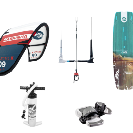 Cabrinha Moto X+Ace board - Komplet Kitesurf Pakke