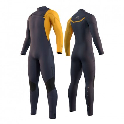 Mystic Marshall Fullsuit 5/3mm Fzip 2022 Blue/Mustard