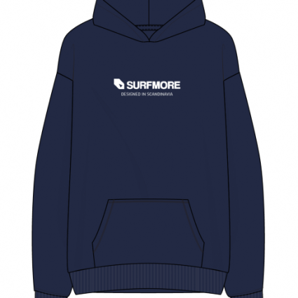 SURFMORE Logo Hoodie - Navy