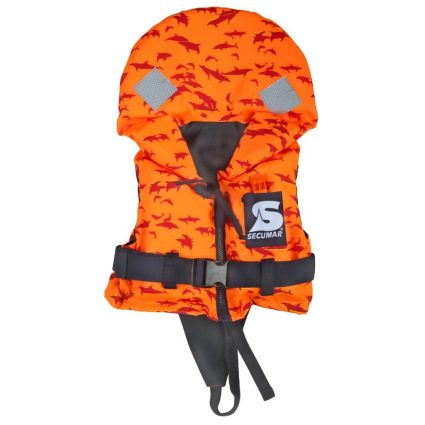 Secumar Bravo Print redningsvest til børn - Orange - 5-10 kg