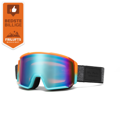 We Meta Skibriller - Blå/Orange Linse