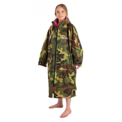 dryrobeÂ® Advance Long Sleeve - Camo Pink